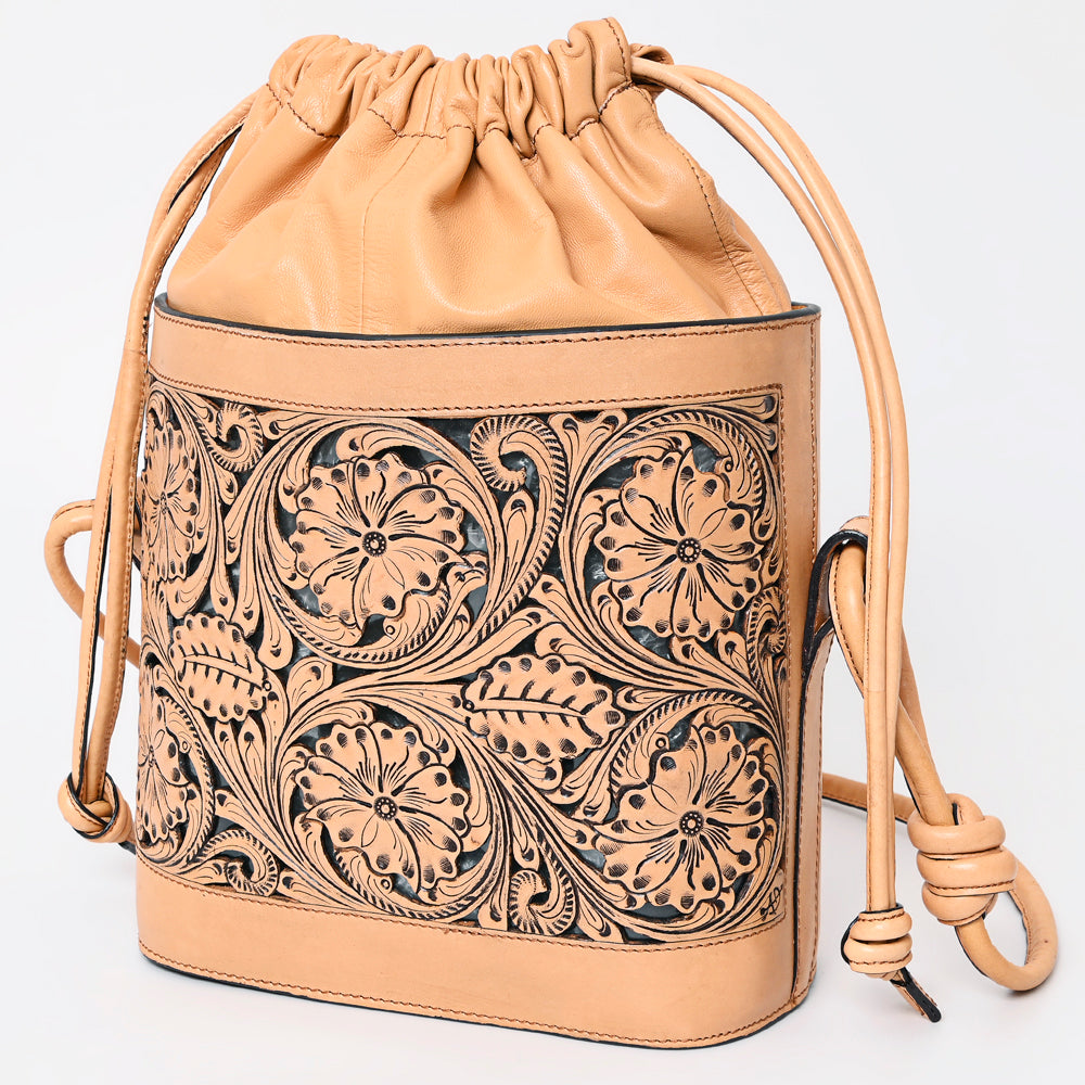 American Darling Hand-Tooled Genuine Leather Bag
