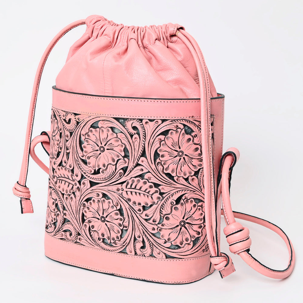 American Darling Hand-Tooled Genuine Leather Bag