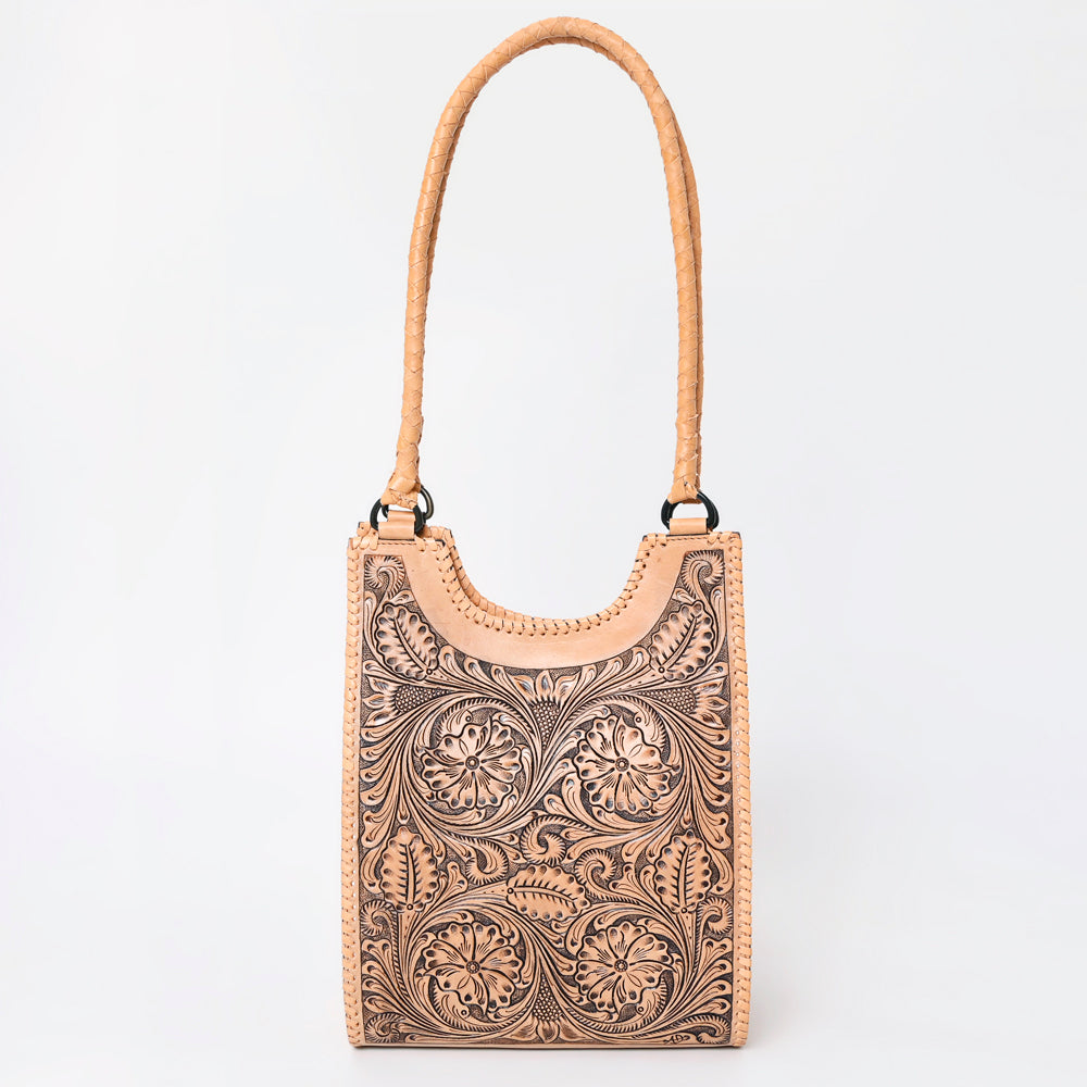 American Darling Hand-Tooled Genuine Leather Bag