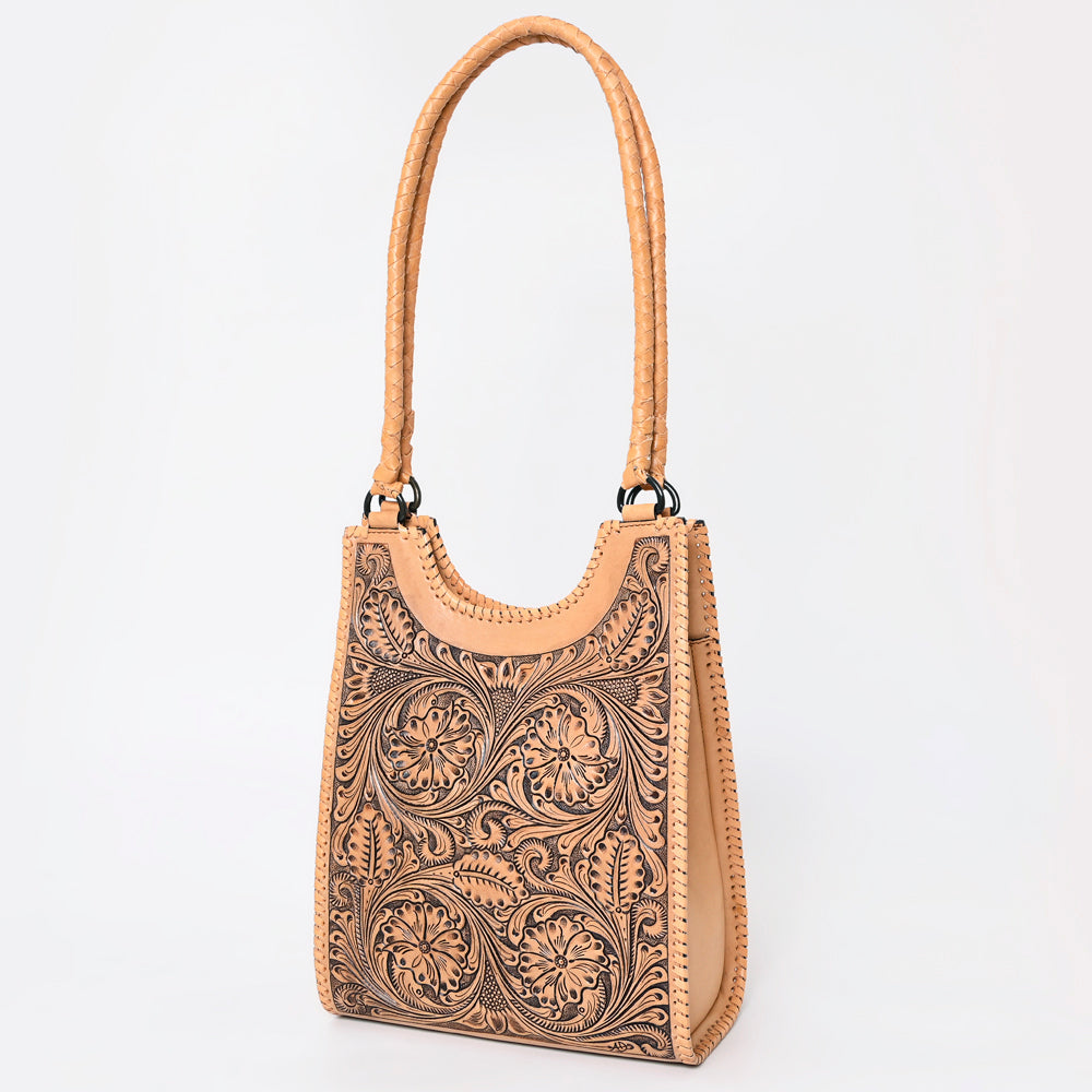 American Darling Hand-Tooled Genuine Leather Bag