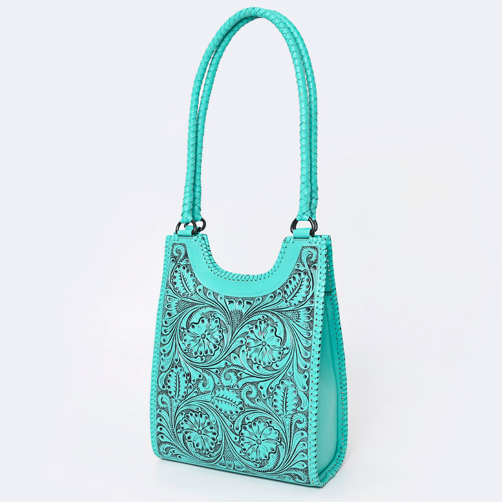 American Darling Hand-Tooled Genuine Leather Bag
