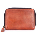 Never Mind Wallet Vintage Handmade Genuine Cowhide Leather