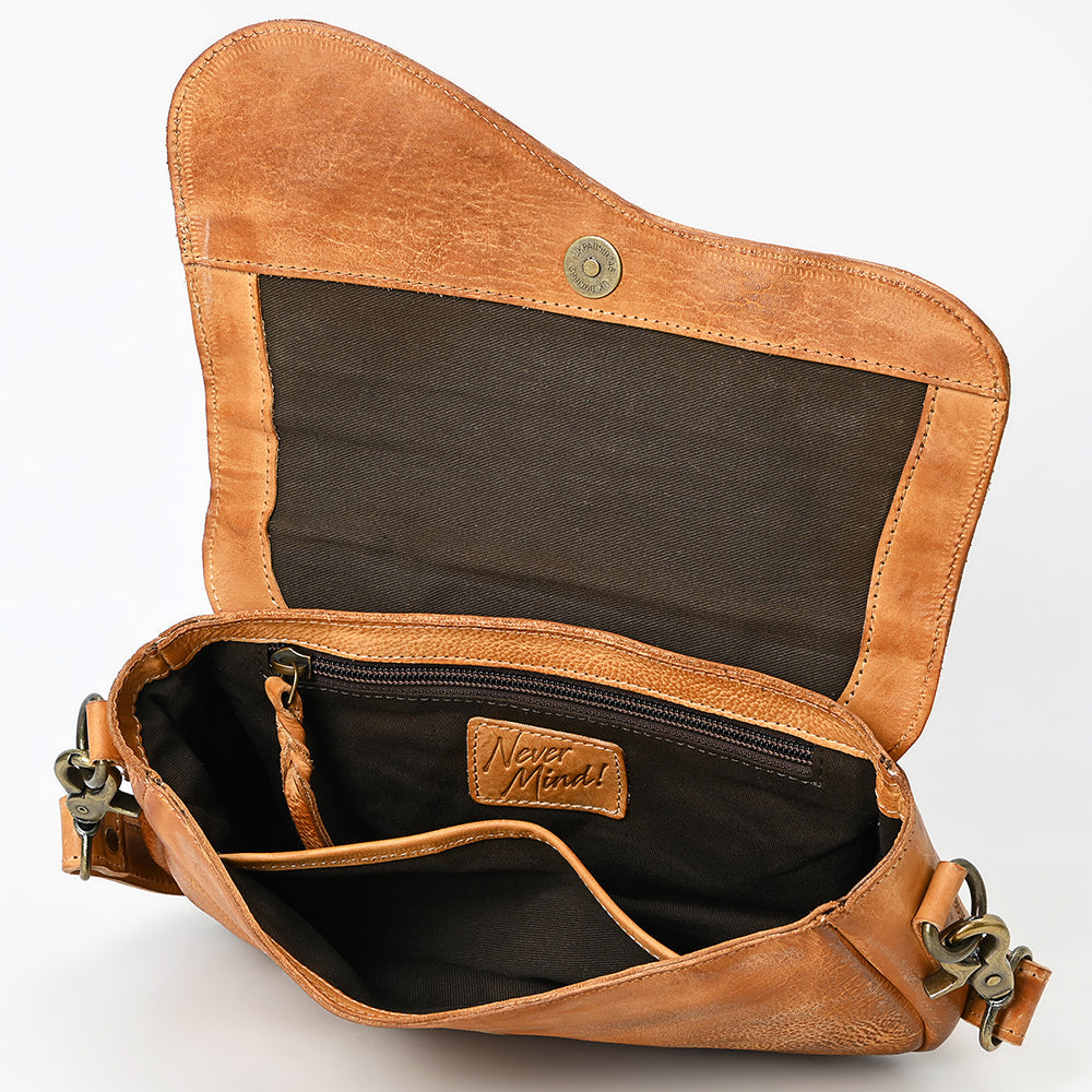 Never Mind NMBGM147C Crossbody Genuine Leather women bag western
