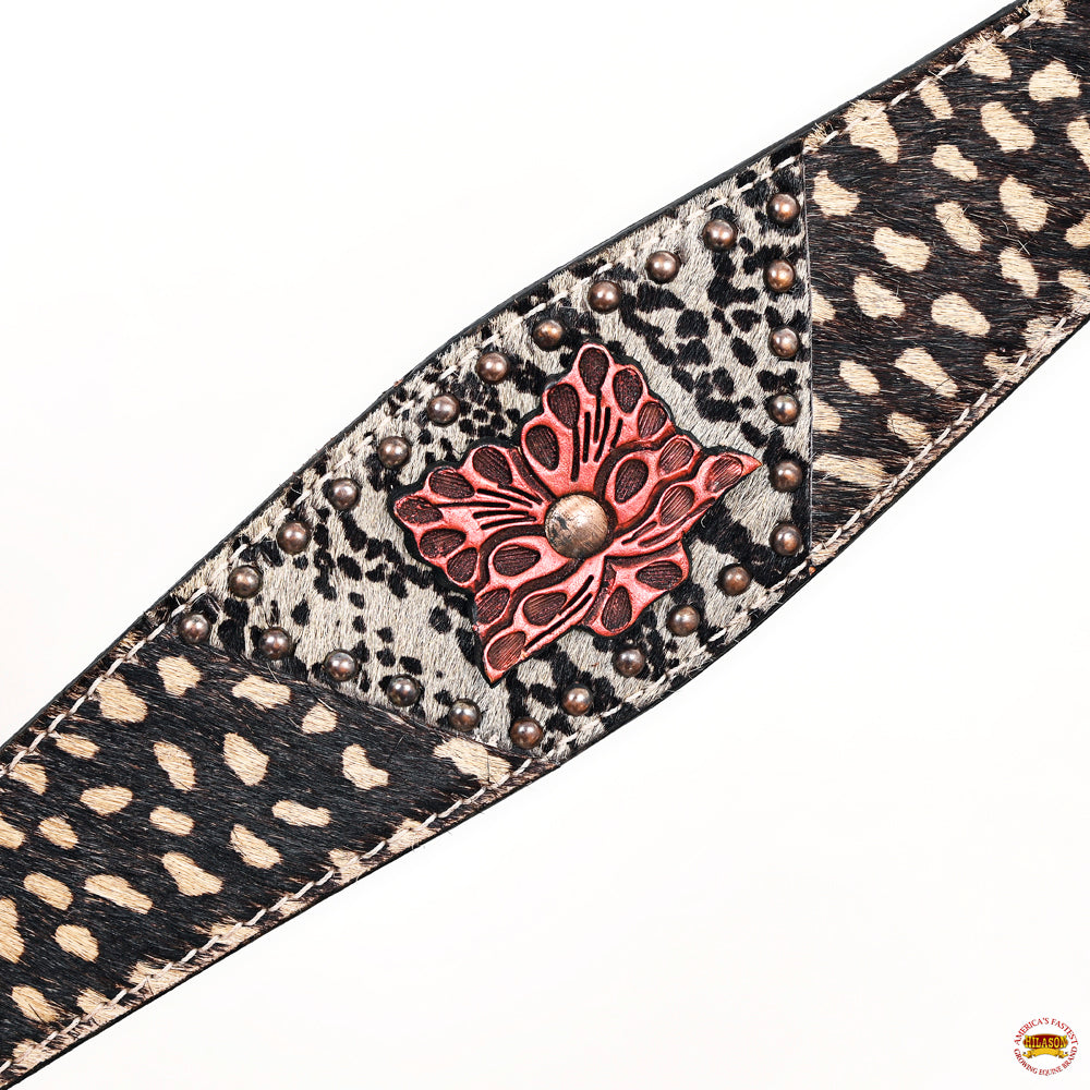 HILASON Western Horse Headstall Breast Collar Set Leather Brown | Tack for Horses