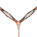 HILASON Western Horse Headstall Breast Collar Leather Tan