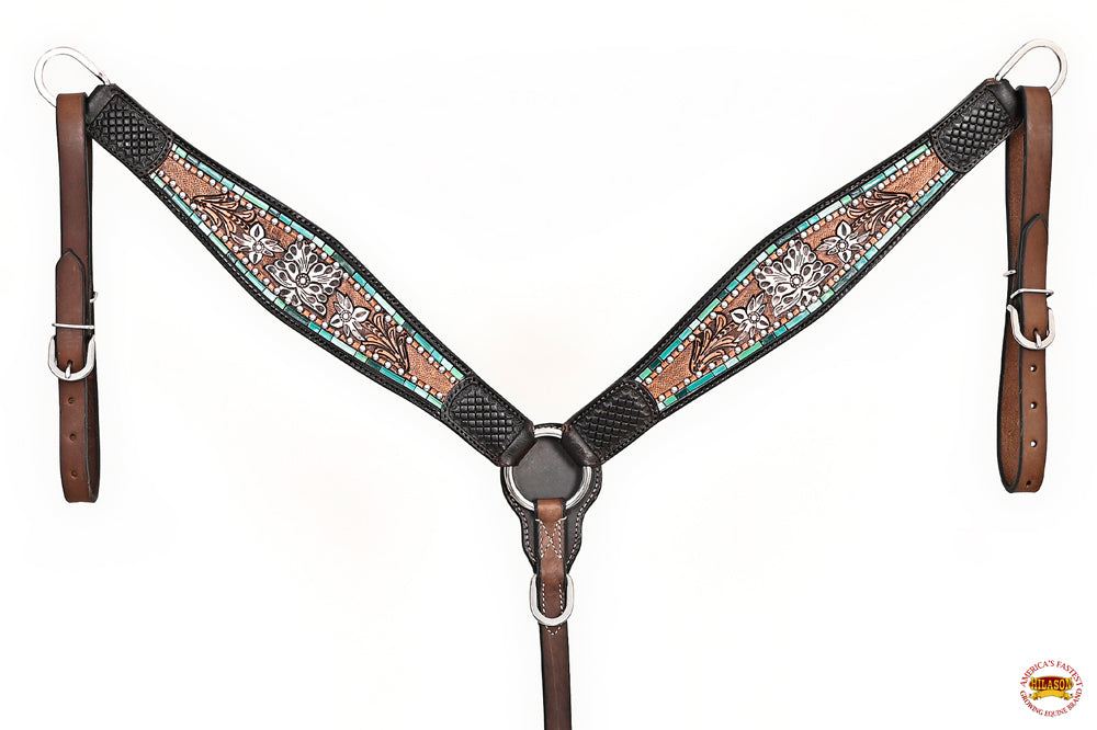 HILASON Western Horse Headstall American Leather Brown