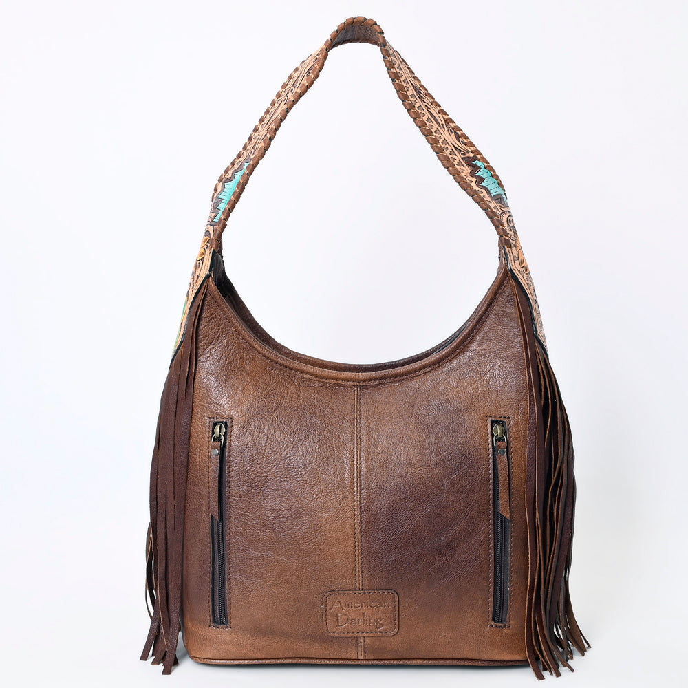 Hobo Hair On Saddle Blanket Genuine Leather Western Bag For Women