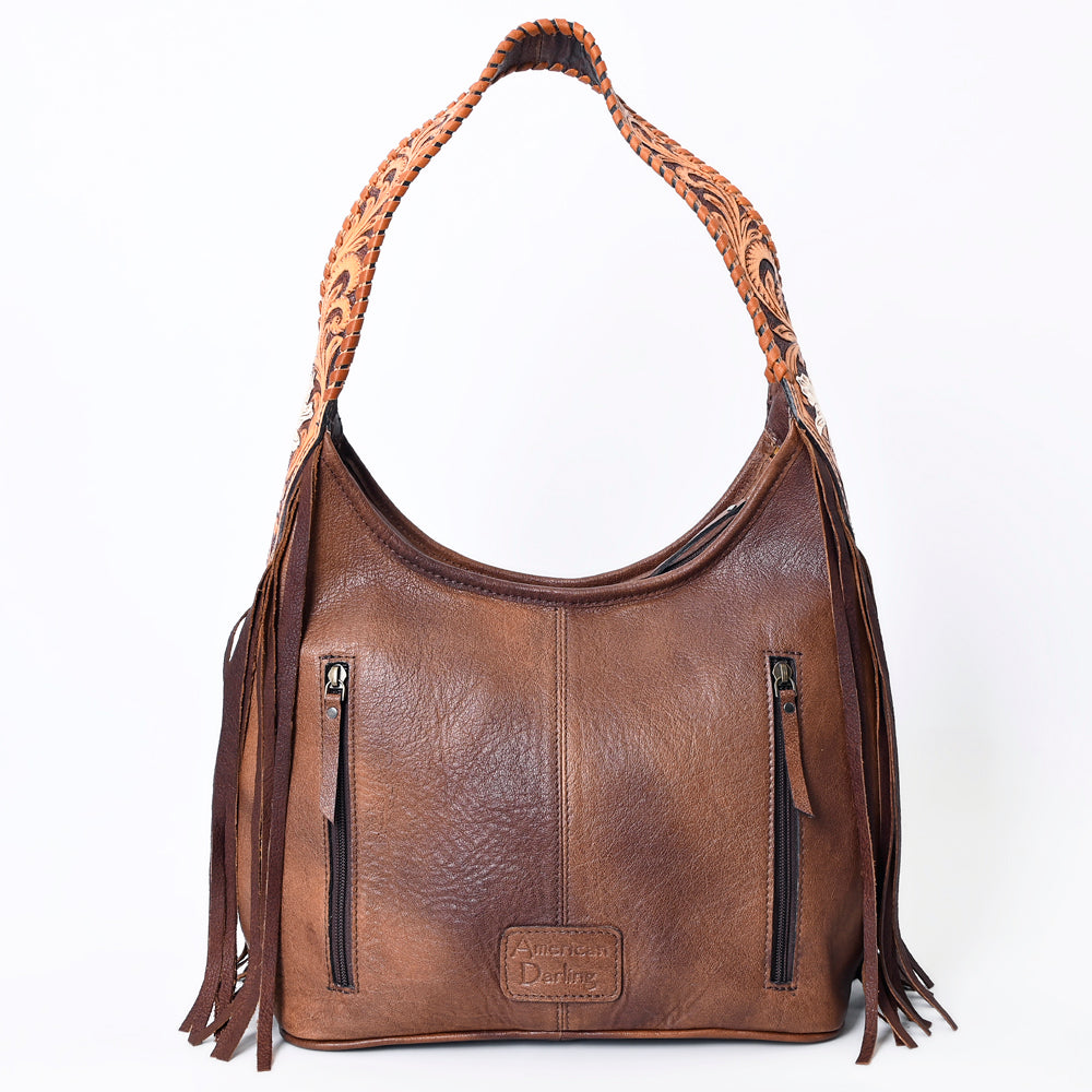 Hobo Hair On Saddle Blanket Genuine Leather Western Bag For Women
