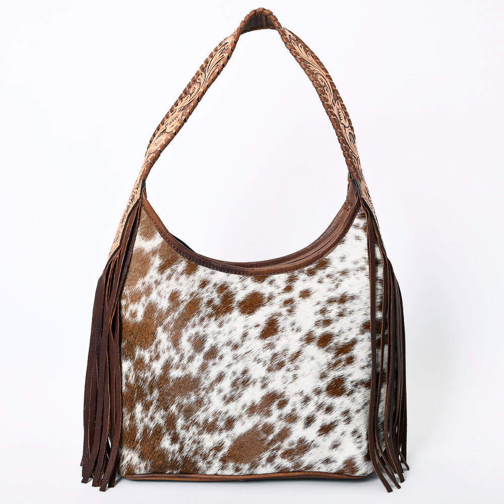 Hobo Hair On Saddle Blanket Genuine Leather Western Bag For Women