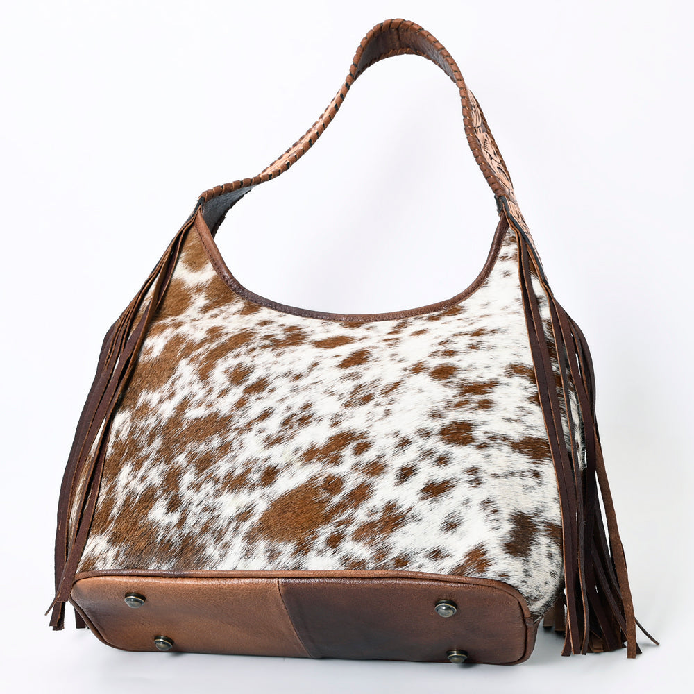 Hobo Hair On Saddle Blanket Genuine Leather Western Bag For Women
