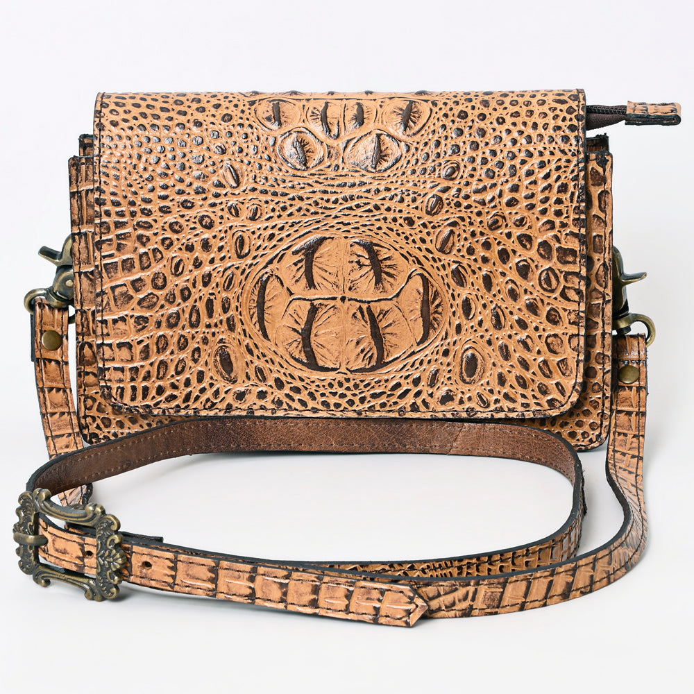 American Darling Crocodile Embossed Genuine Leather Wallet