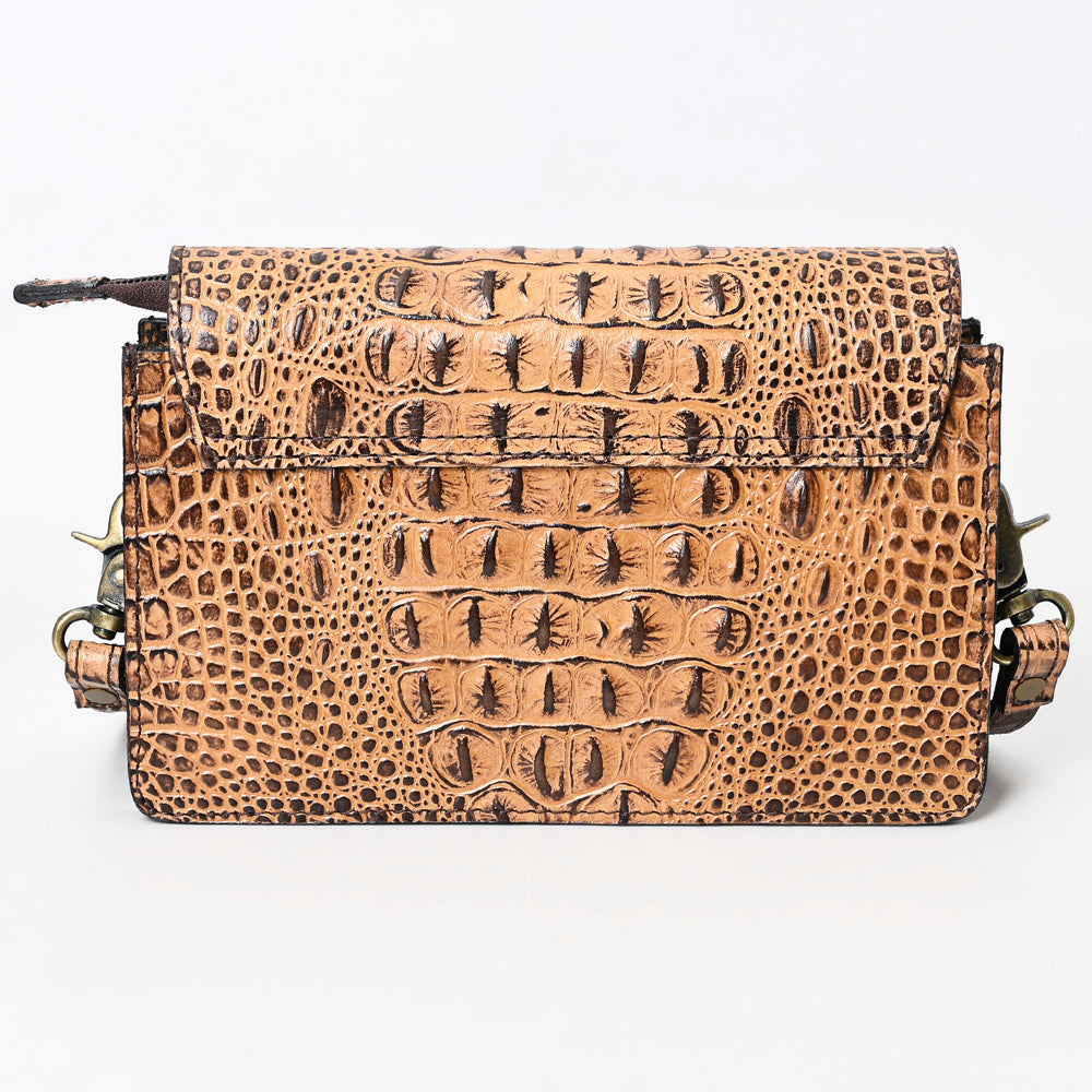 American Darling Crocodile Embossed Genuine Leather Wallet