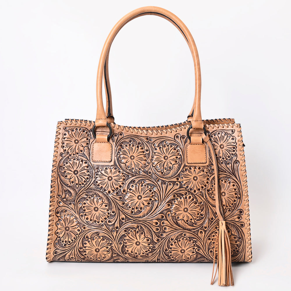 American Darling Hand-Tooled Genuine Leather Bag