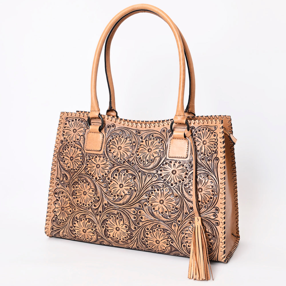 American Darling Hand-Tooled Genuine Leather Bag