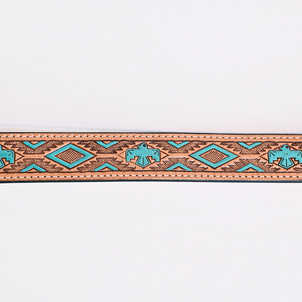 American Darling Beautifully Hand Tooled Genuine American Leather Belt Men and  Women