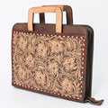 American Darling Briefcase Hand Tooled Genuine Leather