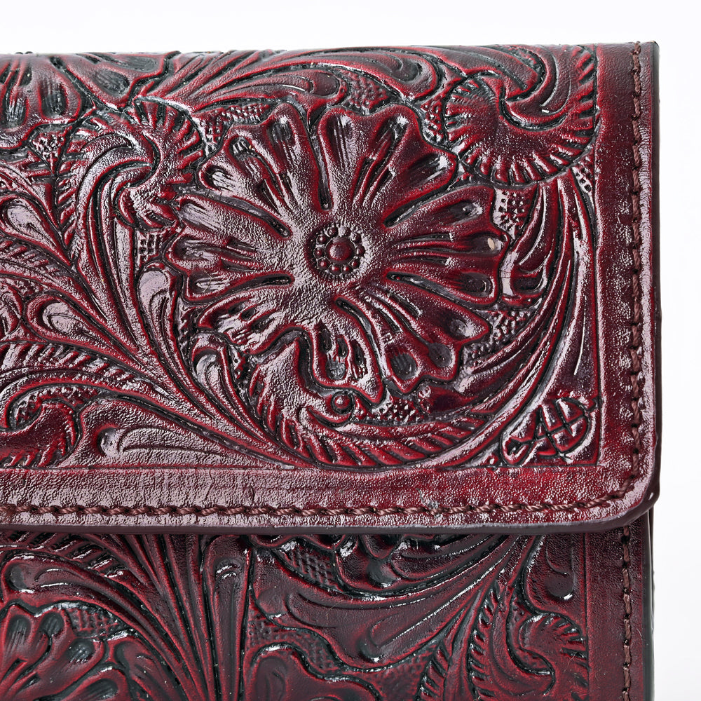 American Darling Wallet Hand Tooled Genuine Leather Western Women Bag | Wristlet Travel