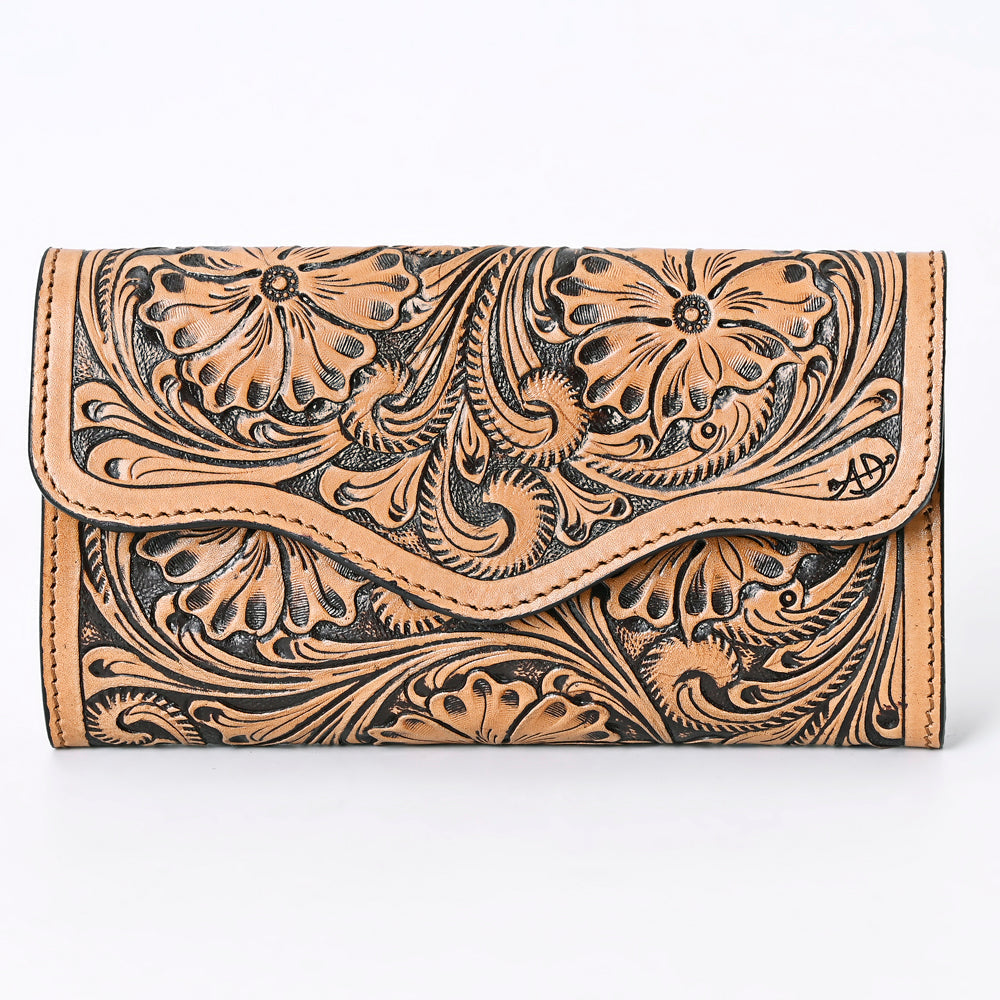 American Darling Hand-Tooled Genuine Leather Bag
