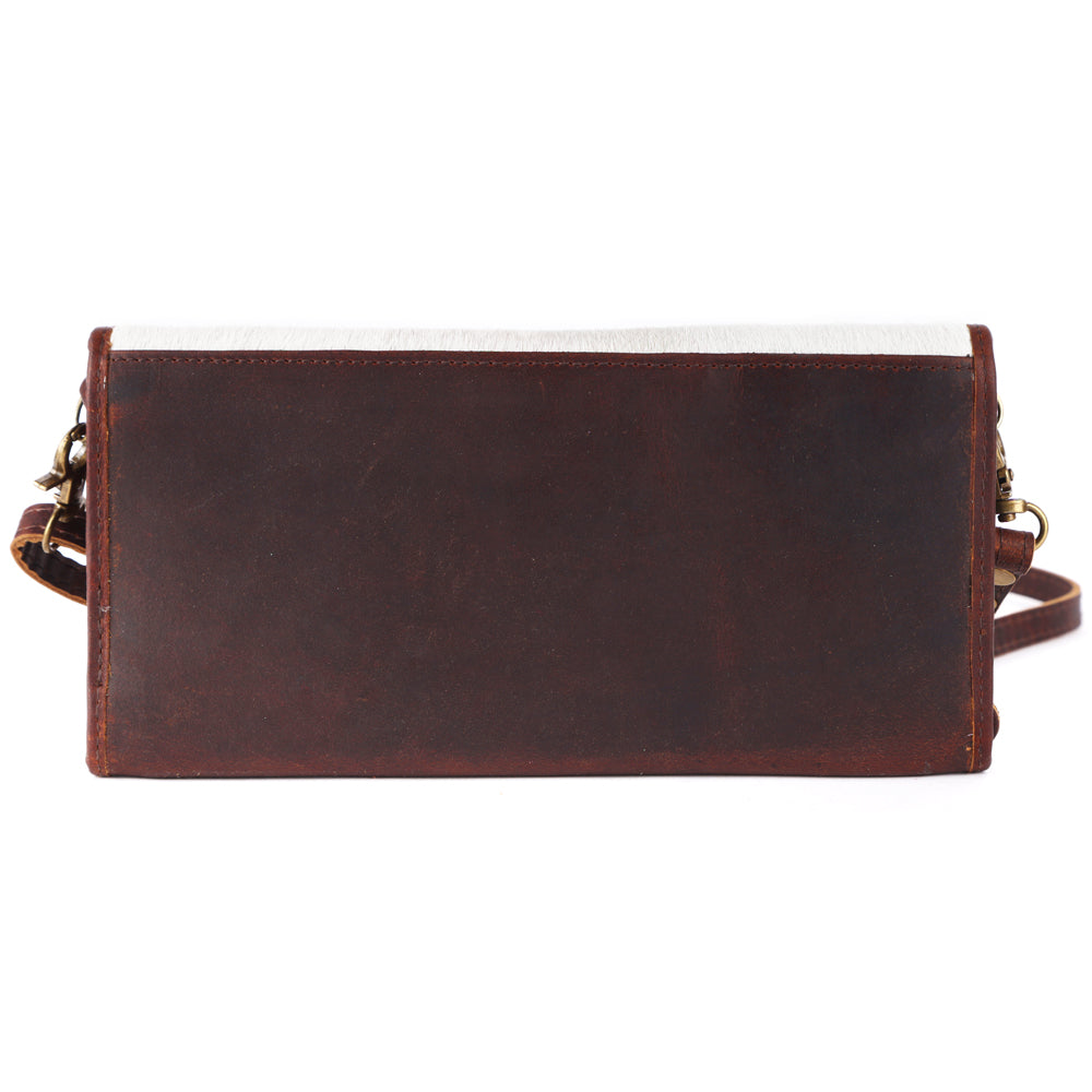 American Darling Small Cross body Bag Genuine Vegetable Tanned Leather Wallet Purse Western Handbag 4in x 1in x 8in