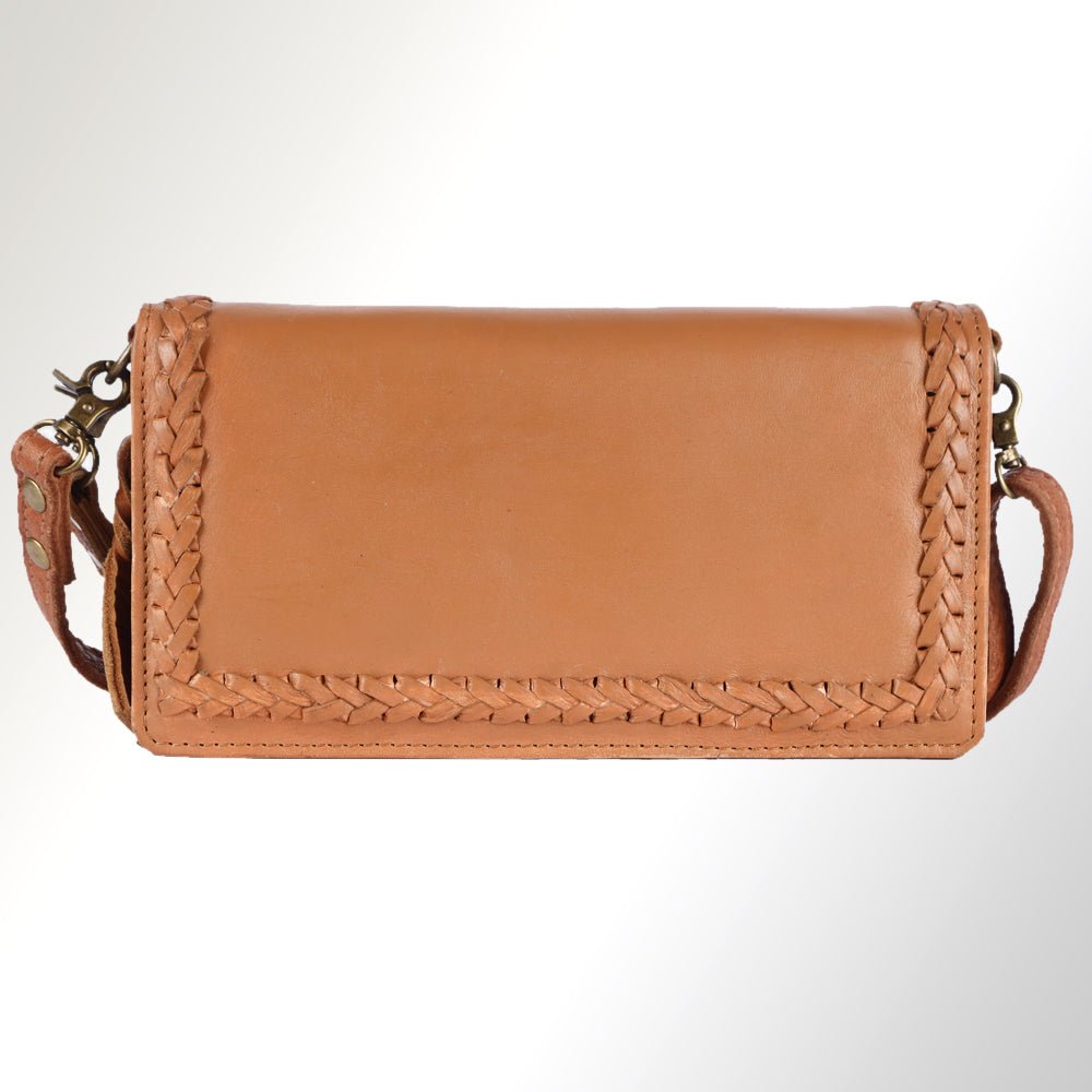 American Darling Organiser Hair-On Hand Tooled Genuine Leather