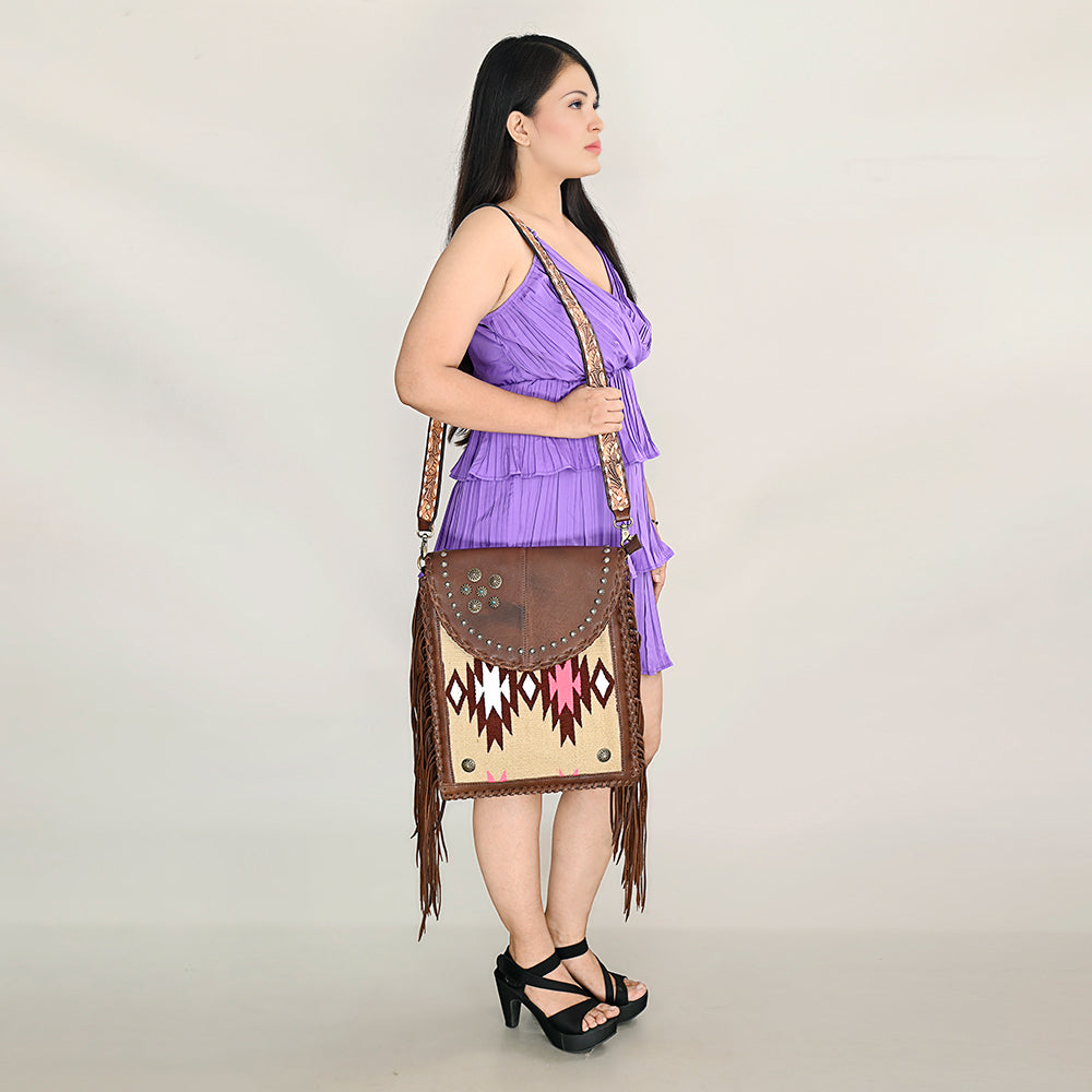 American Darling Saddle Blanket Leather Bag