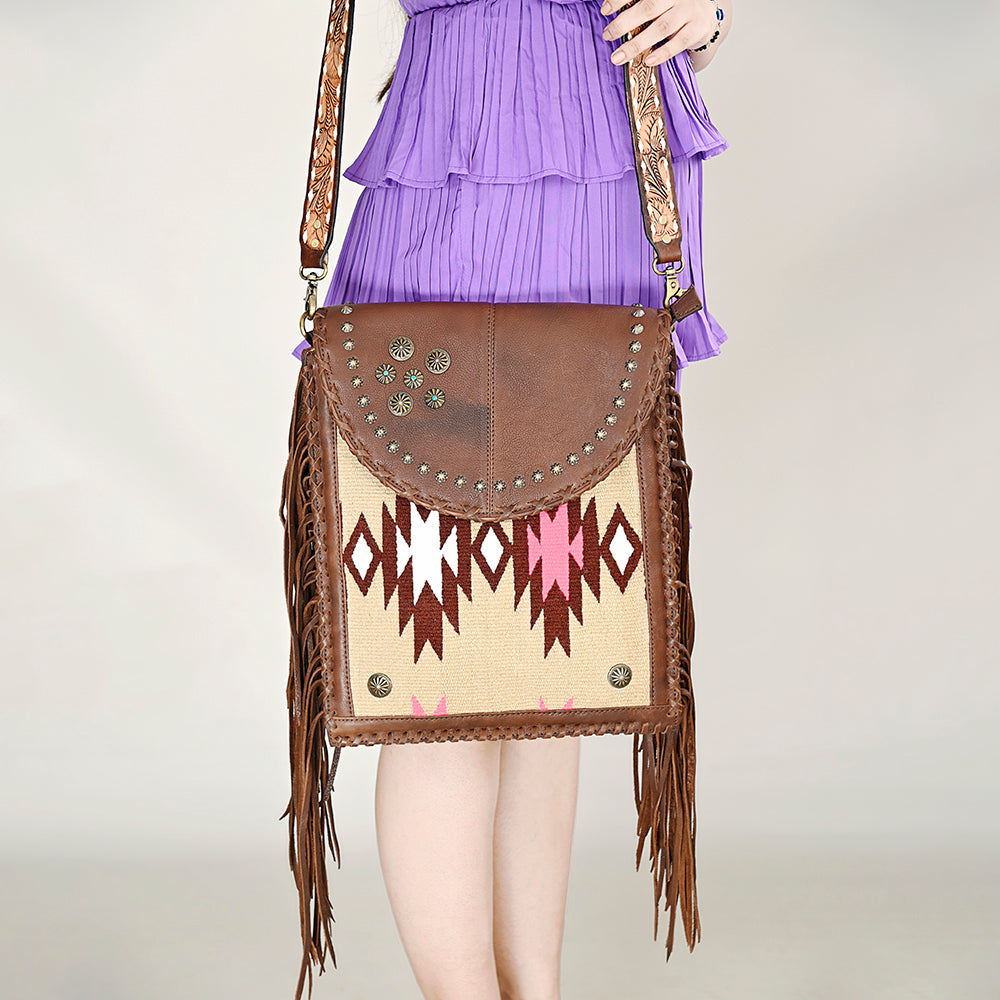 American Darling Saddle Blanket Leather Bag
