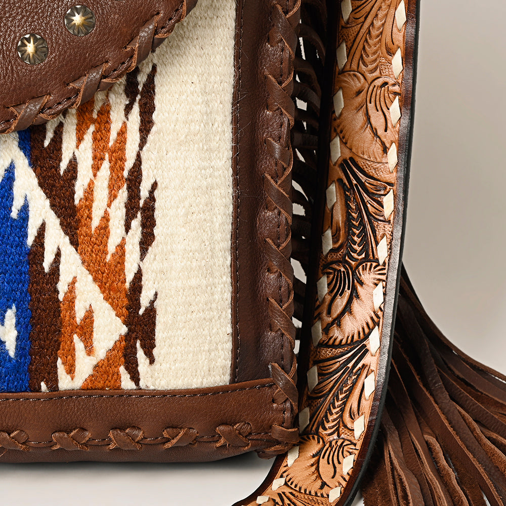American Darling Saddle Blanket Leather Bag