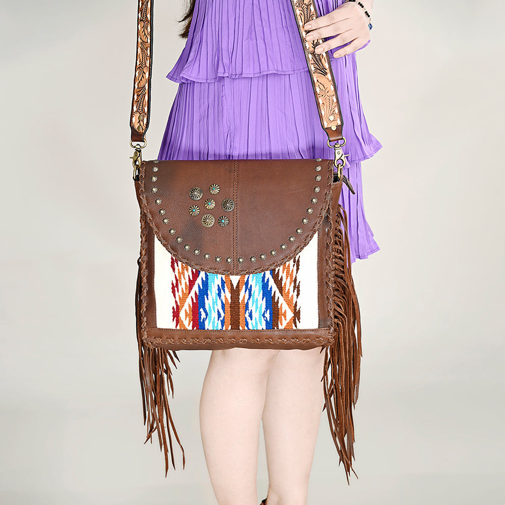American Darling Saddle Blanket Leather Bag