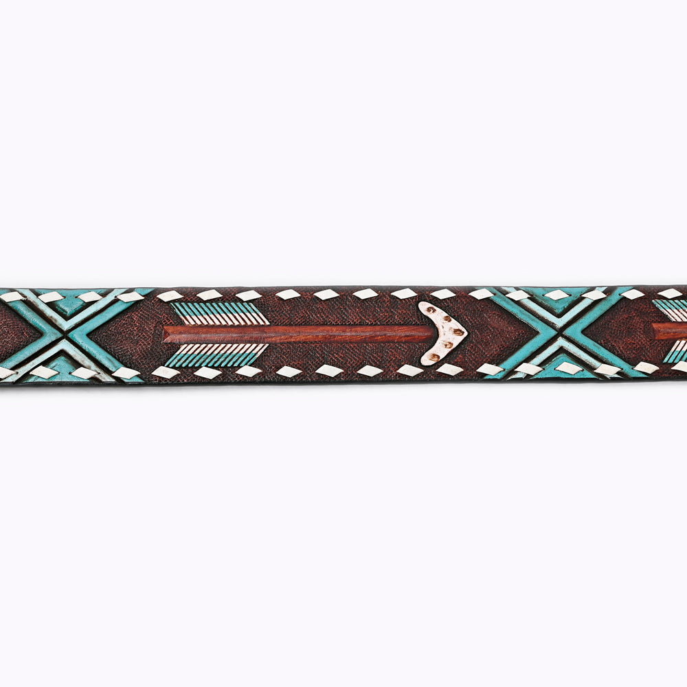 American Darling Beautifully Hand Tooled Genuine American Leather Belt Men and  Women