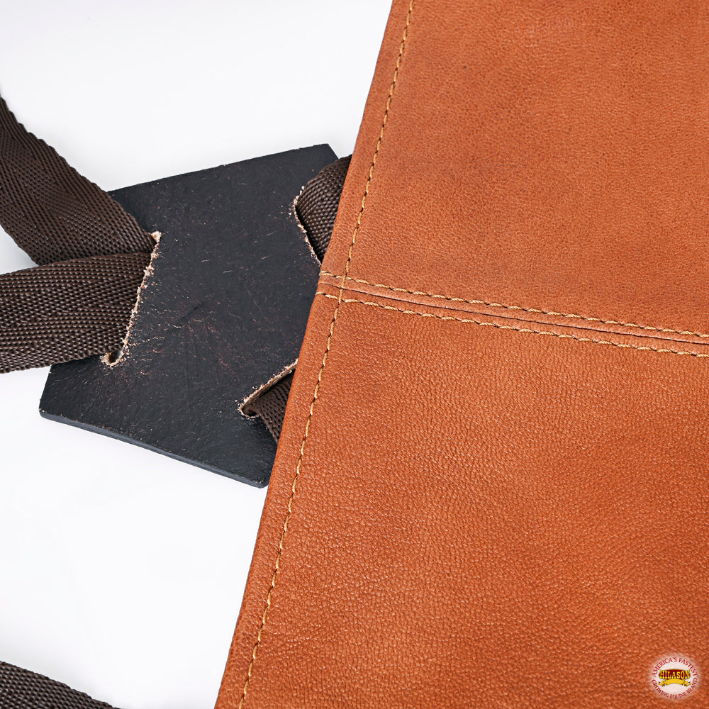 HILASON Western Heavy Duty Work Leather Apron For Woodworker Blacksmith Carpenters With Tool Pockets