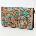 Ohlay Wallet Hand Tooled Genuine Leather