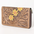 Ohlay Wallet Hand Tooled Genuine Leather