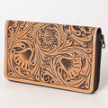 Ohlay Wallet Hand Tooled Genuine Leather