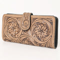 Ohlay Wallet Hand Tooled Genuine Leather