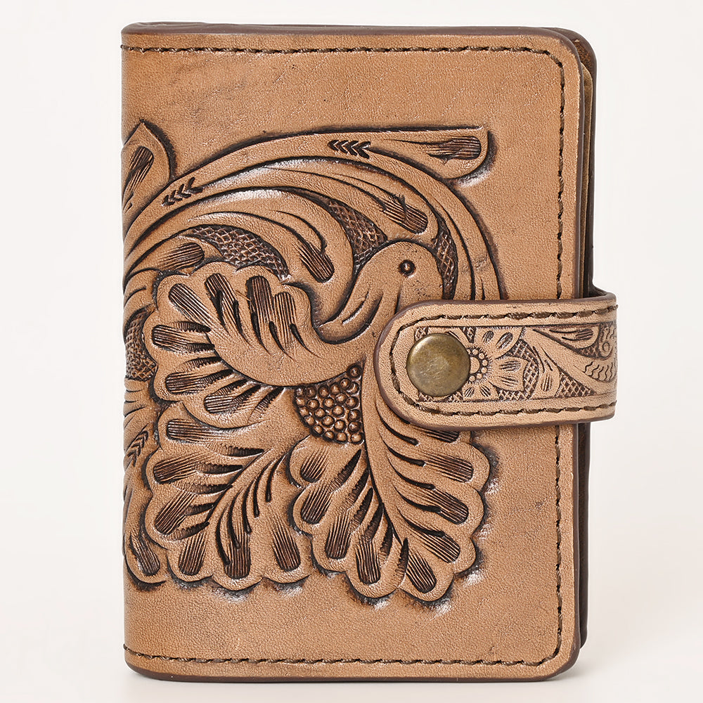 Ohlay Wallet Hand Tooled Genuine Leather