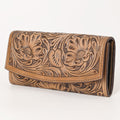 Ohlay Wallet Hand Tooled Genuine Leather