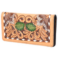 Ohlay Wallet Hand Tooled Genuine Leather