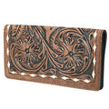 Ohlay Wallet Hand Tooled Genuine Leather