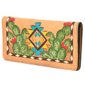 OHLAY Hand-Tooled Genuine Leather Wallet