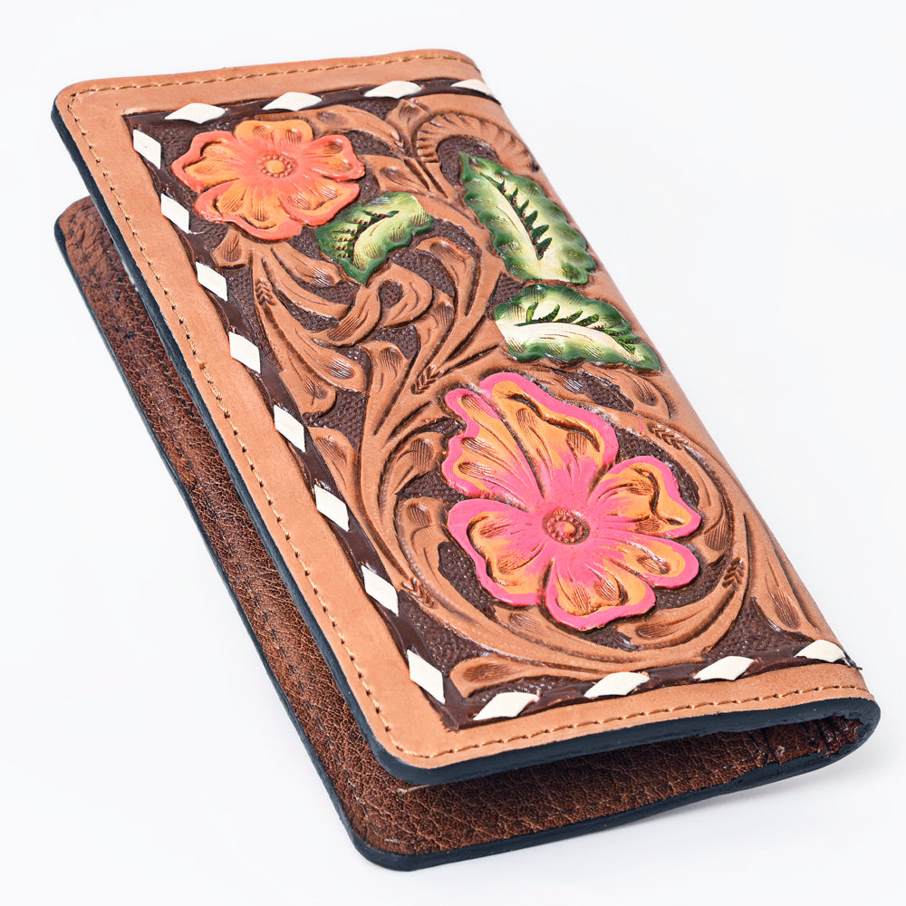 OHLAY Wallet Hand Tooled Genuine Leather Women Bag Western Handbag Purse | Womens Handbags |Leather Belt for Summer