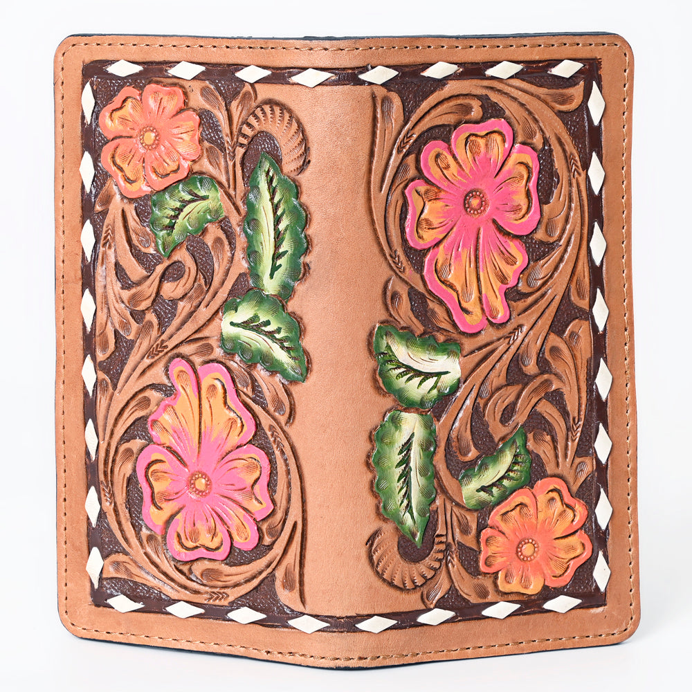 OHLAY Wallet Hand Tooled Genuine Leather Women Bag Western Handbag Purse | Womens Handbags |Leather Belt for Summer