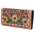 OHLAY Hand-Tooled Genuine Leather Wallet