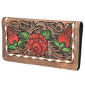 OHLAY Hand-Tooled Genuine Leather Wallet