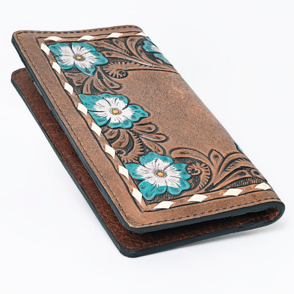 OHLAY Wallet Hand Tooled Genuine Leather Women Bag Western Handbag Purse | Womens Handbags |Leather Belt for Summer