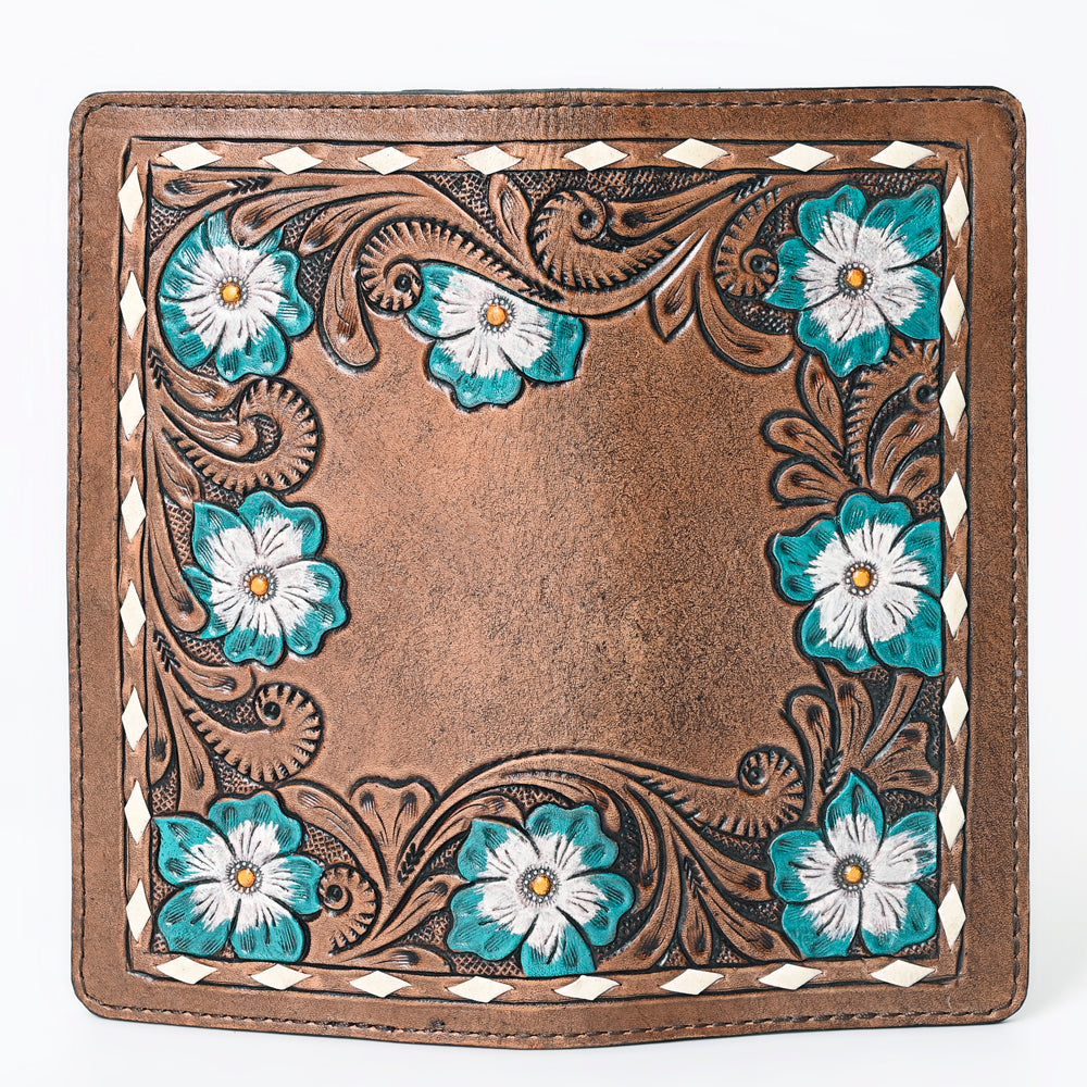 OHLAY Wallet Hand Tooled Genuine Leather Women Bag Western Handbag Purse | Womens Handbags |Leather Belt for Summer