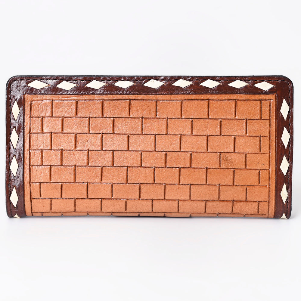 OHLAY Wallet Hand Tooled Genuine Leather Women Bag Western Handbag Purse | Womens Handbags |Leather Belt for Summer