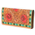 OHLAY Hand-Tooled Genuine Leather Wallet
