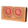 Ohlay Wallet Hand Tooled Genuine Leather