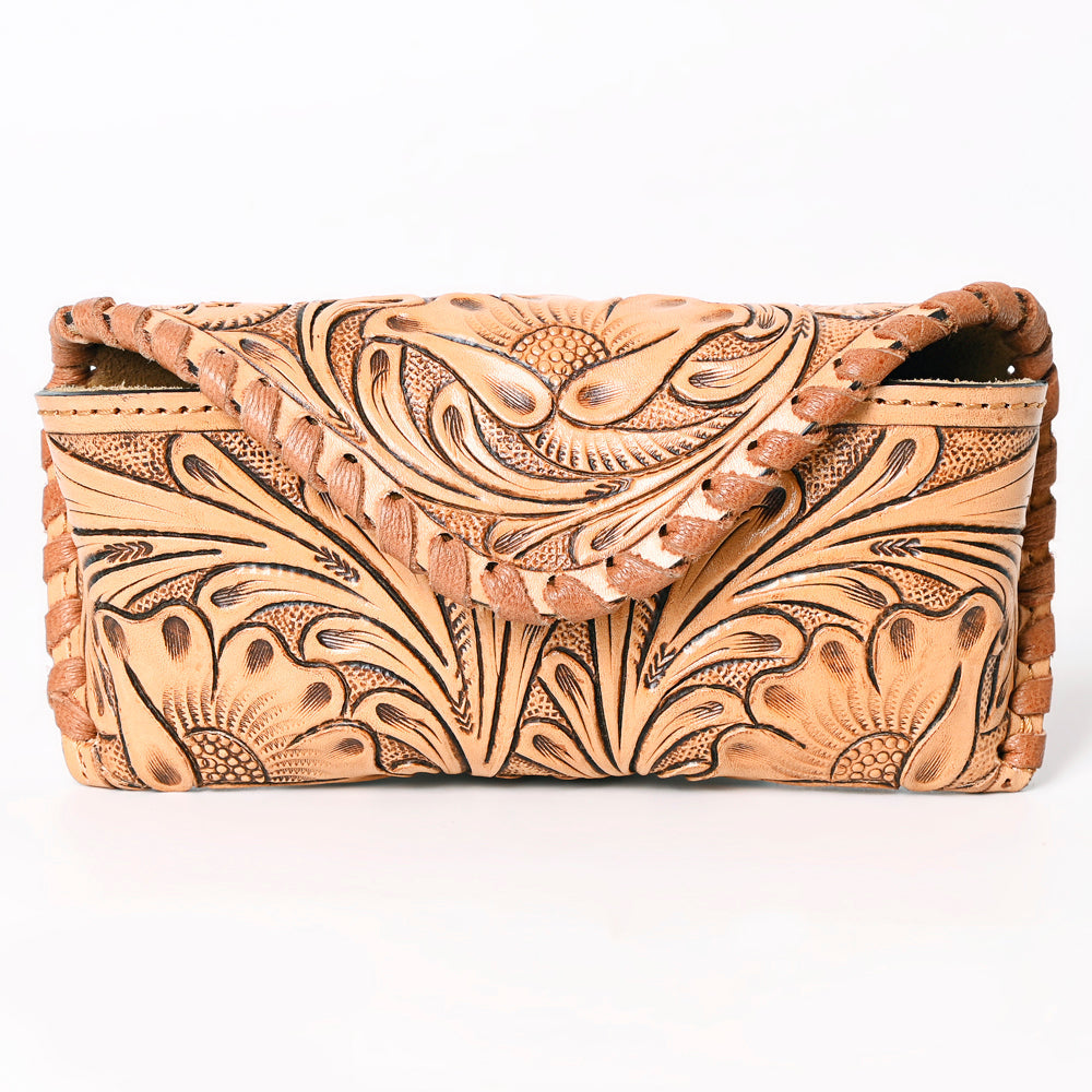 American Darling Sunglass Case Hand Tooled Genuine Leather
