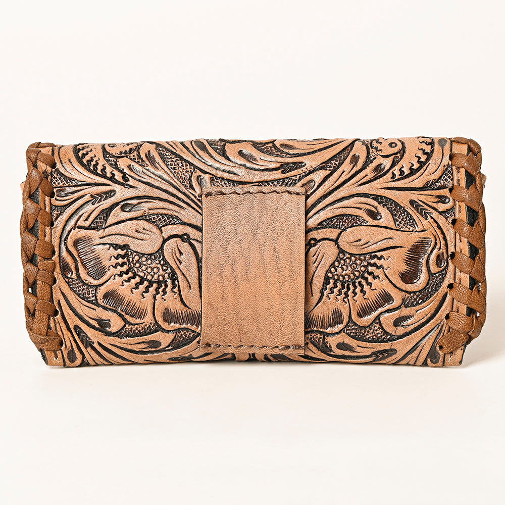 American Darling Sunglass Case Hand Tooled Genuine Leather